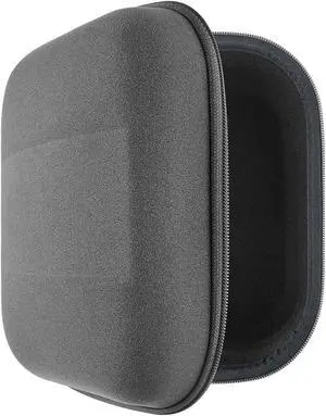Geekria Shield Case for Large-Sized Over-Ear Headphones, Replacement Protective Hard Shell Travel Carrying Bag with Cable Storage, Compatible with Beyerdynamic MMX 300, HE400S (Grey)