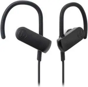 Audio-Technica ATH-SPORT70BTBK SonicSport Bluetooth Wireless in-Ear Headphones, Black