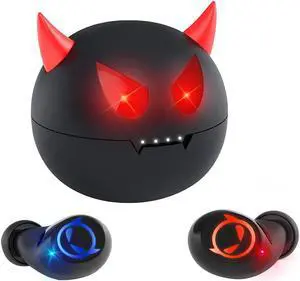 Tiny Bluetooth Earbuds,Kids Wireless Ear Bud with Cute Charging Case, Waterproof Stereo TWS Wireless Earphone with Micphone for Workout Sport,Bluetooth 5.0 Headphones for iPhone and Android as Gift