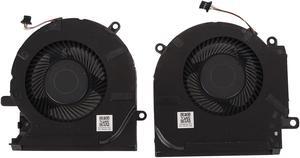 DC 12V 4pin Cooling Fan Replacement for HP OMEN 15 EK TPN Q236 Fans Cooler Radiator M04216 001 ND8CC02 19j22 19j23 M04215 001 ND8CC03 19C23 (CPU GPU Cooling Fan)