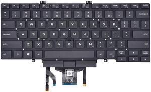 Replacement Keyboard for Dell Latitude 3400 5400 5401 5410 5411 7400 7410 Series Laptop with Backlit with Pointer US Layout(NOT Fit for Latitude 7400 2-in-1)