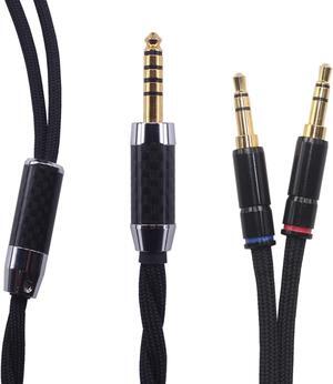 KK Cable NK-A Compatible Upgrade Audio Cable Replacement for Earphone Cable T1 II, T5 Headphone. 4.4mm Plug, Audio Upgrade Cable. NK-A (1.5M(4.9FT))