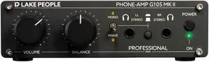 Lake People G105 MK II Compact Studio Headphone Amplifier for 2 Headphones