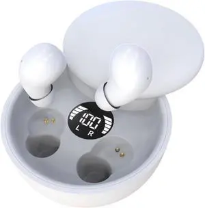 Loluka Smallest Mini Wireless Bluetooth Earbuds 6 Hrs Playtime Lightweight TouchControl Small Bluetooth 5.4 Earbuds Invisible Bluetooth Wireless for Small Ears Fast Charging