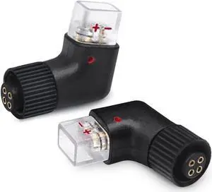 okcsc 0.78 2Pin Female to JH 4 Pin Male (Earphone Side) Adaptor Work for 0.75/0.78 Angled 2 Pin Cable Connected to for Iriver JH24/AKR03/ Layla/Angie/ue18 Layla II/Roxanne II Earphone Adapter Black