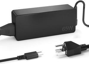 65W USB C Charger, QYD Type C Laptop Charger Compatible with Dell XPS 13 9315 9305 HP Elitebook 840 860 G9 Lenovo Yoga 7i 9i Thinkpad X1 Carbon Gen 10 9 Laptop Power Cord AC Adapter