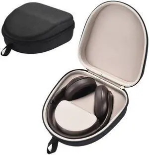 Carrying Bag Hard Travelling Case Compatible with Beats Studio Pro/Beats Studio3 / Beats Solo 4 / Beats Solo3 / Beats Solo2 / Beats Solo Pro Bluetooth On-Ear Headphones (Charcoal Black)