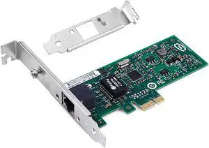 10/100/1000Mbps PCIe x 1 Network Adapter Single RJ45 Port Compatible Intel EXPI9301CTBLK 82574L Gigabit Ethernet Desktop LAN Card