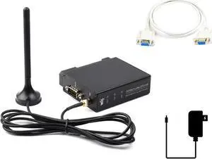 SX1262 LoRa Data Transfer Kit, RS232/RS485/RS422 to LoRa, Based on SX1262, up to 5KM Distance Communication, Suitable for Data Acquisition in Industry/Agriculture (with Serial Cable + Power Supply)