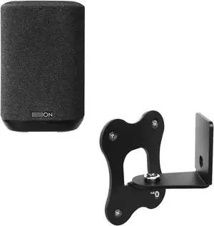 Yaslayp Wall Mount Bracket for Denon Home 150 Wireless Speaker,Metal Bracket Compatible with Denon Home 150 Wireless Speaker Space Saving Smart Home Wall Stand Holder