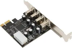 4 X USB2.0 PCI E to USB Expansion Card Hub Adapter, High Performance OHCI Protocol ASIX MCS9990 USB Slot Expansion Card Compatible with for Windows 7/8/10/, for Linux