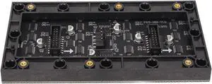 Bewinner RGB LED Panel, 6.3x3.1in, 64x32 Resolution, 2.5mm Pitch, HUB75 Header, Dimmable, Versatile, High Resolution