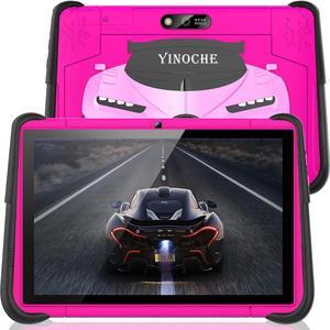 Kids Tablet 10 inch Toddler Tablet for kids Toddler 3-7 Tablet for Toddlers WiFi Chindren's Learning Tablet Android Kids Tablets 64G Parental Control Support YouTube Netflix for Boys Girls (Pink)