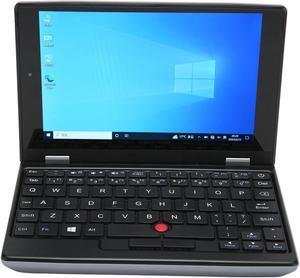Mini Portable Laptop | Mini Computer Notebook with 7 Inch | 12GB & J4105 CPU | 2.4G/5G Band | Full Size Keyboard | Support 10, 11 (12G+512G)