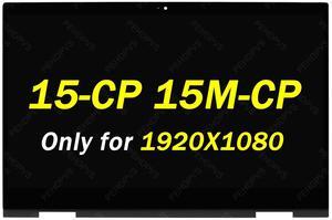 L23792-001 Replacement for HP Envy x360 15-CP 15M-CP LCD Display 15-CP0053CL 15M-CP0011DX 15M-CP0012DX Display 15-cp0010nr 15-cp0013nr 15-cp0076nr FHD 1920X1080 15.6" LCD Touch Screen Assembly