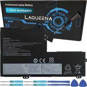 LAQUEENA L18L3PF6 Laptop Battery Compatible with Lenovo Ideapad S540-15IWL GTX Series 5B10T26389 5B10W67284 L18M3PF9 5B10W67250 5B10T26390 11.34V 52.5Wh 3-Cell