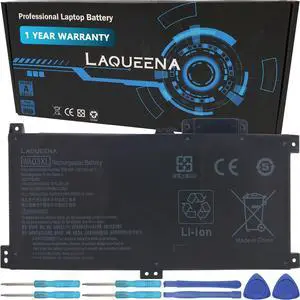 LAQUEENA WA03XL Laptop Battery Compatible with HP Pavilion X360 14-BA 15-BK 15-BR 15-BR001TX Series WAO3XL HSTNN-UB7H HSTNN-LB7T TPN-W126 916812-855 916812-055 11.4V 48Wh 3-Cell