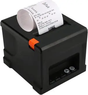 Goshyda POS Printer, 80mm USB Thermal Receipt Printer, Restaurant Kitchen Printer with Auto Cutter, USB Serial Ethernet Interface Optional for Windows, Linux