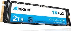 INLAND TN450 2TB NVMe M.2 PCIe Gen4x4 2280 Internal Solid State Drive SSD - Up to 5,000 MB/s, 3D NAND, Storage and Memory for Laptop & PC Desktop
