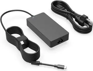 100W 65W 60W Type C AC Charger Fit for Dell Latitude 5340 5440 5540 7440 9440 7640 7340 2 in 1 LW P176G P175G P174G P166G P181G P182G P165G P127F P178G P179G Laptop USB C Power Supply Adapter Cord
