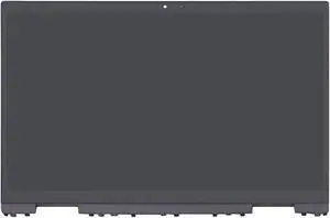 LCDOLED Replacement for HP Pavilion x360 14-dy0097nr 14-dy1097nr 14-dy2010nr 14-dy2095cl 14-dy2076nr 14.0 inches FullHD 1920x1080 IPS LCD Display Touch Screen Digitizer Assembly with Bezel