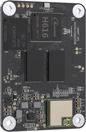 BIGTREETECH CB1 eMMC Core Control Board for 3D Printers to Run Klipper, 32GB ROM, 1GB DDR3 RAM, 100M Ethernet, 100M WiFi, As CM4 Compatible with Rasp-Berry Pi4, BTT Pi4B, Manta E3EZ M8P M4P M5P