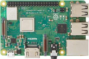 DIGISHUO Raspberry Pi 3 Model B+ Plus Board 1G Ram 400MHz Wireless LAN and Bluetooth 3B+ Version 1. 4GHz 64-bit Quad-core ARMv8 CPU