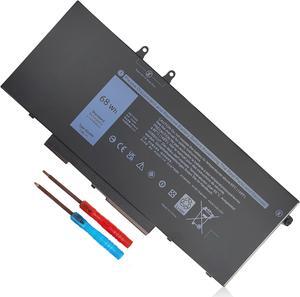 Wymisnit 68Wh 4GVMP C5GV2 0X77XY Battery for Dell Latitude 5500 5400 Precision 3540 Inspiron 7590 7591 7791 2-in-1 P84F P84F001 P42E P42E001 P98G001 P80F P80F001 RF7WM X77XY W8GMW 9JRYT H82T6