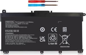 DMKAOLLK 41.04Wh HW03XL L97300-005 Battery Replacement for HP Pavilion 15-EG 15-EH 17-CN 17-CP 15-eg0073cl 15-eg0070wm 15-eh0050wm 17-cn0xxx 17-cn0023dx 17-cn0053cl L96887-421 HWO3XL HW03041XL 11.34V