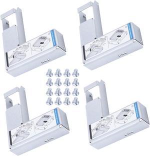 Pack-4 2.5" 9W8C4 Y004G SSD Adapter Bracket for DELL 3.5" F238F G302D X968D F9541 SAS SATA Hard Drive Caddy Tray Enclosure with Screws