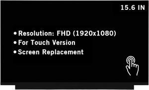 HOYRTDE 15.6" Screen Replacement for Dell Inspiron 15 3501 P90F P90F002 P90F004 1C4CW 01C4CW FHD 1920x1080 40Pin On-Cell Touch LED LCD Display Screen Panel