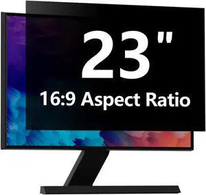 Computer Privacy Screen Protector 23 Inch with Hp Dell Acer Asus Samsung LG and More, Removable Security Shield Filter for 16:9 Aspect Ratio Monitor Like ViewSonic Sceptre AOC Koorui BenQ (23" Diagona
