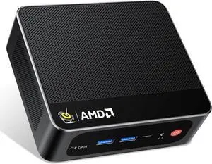Beelink Mini PC AMD Ryzen 7 5825U Up to 4.5GHz 8C/16T, SER5 32GB RAM 500GB SSD Graphics 8core 2000 MHz, M2 SSD NVME 2280 Mini Computer WiFi 6/BT5.2/HDM/DP/USB3.2,Gaming/Office