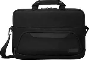 Targus 12-14" Laptop Bag for Business and Travel, Black - Computer Messenger Bag for Men and Women, Durable Water-Resistant Material, Fits 12-14" Laptops and Chromebooks (TBS579GL)