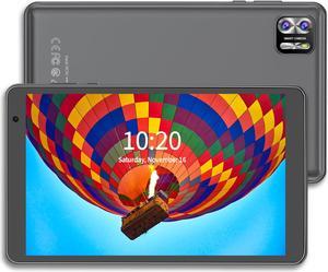 VOLENTEX 8 inch Tablet Android 13 Tablets,Quad-Core Tablet PC,8GB RAM+64GB ROM 512GB Expand,5000mAh Battery, 2+8MP Dual Cameras, Bluetooth, 2.4G/5G WiFi Tablets(Gray)