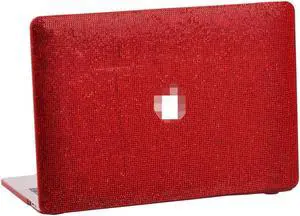 Bling Diamond Case for MacBook Compatible with 2018-2020 MacBook Air 13 inch A2179 A1932 A2337,Pro 13 inch Case 2016-2020 A2251 A2289 A2159 A1989 A1706 A1708 (MacBook Pro 13 inch, Red)