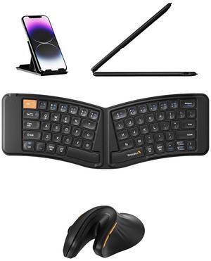 Ergonomic Foldable Keyboard and Ergonomic Vertical Mouse