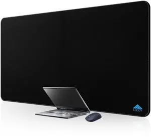 Cacoy 63 x 31.5 Super Large Gaming Mouse Pad, Oversized Giant Full Desktop Mouse Pads, Non-Slip Rubber Base Desk Mat, XXXXL Extended Keyboard Mouse Mat, Office Computer Desk Pad Protector (Black)