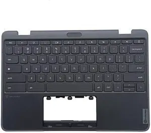 D-KXCPELE Replacement for Lenovo Chromebook 300E Gen 4 Laptop Upper Case Palmrest with Keyboard Assembly 5M11H62893 5M11H62894 (NFC)