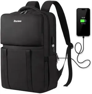 Dxcnao 17 Inch Laptop Backpack for Men Women,40L Large Work Business backpack with USB Charging PortCarry on backpack Fits 15.6 17.3 inch Notebook Computer,Waterproof Travel Gift for Friends, Lovers,
