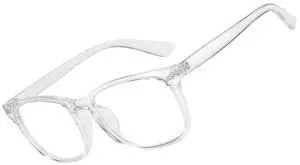 genkigold Blue Light Blocking Glasses:Improve Sleep Quality,Promote Melatonin Production,Ease Dry Eyes,Headaches from for Computer,TV,Gaming,Present for Women and Men - Clear Frame-Clear Lenses