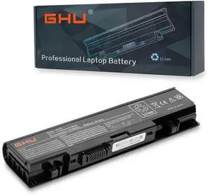 GHU New 6 Cells Battery 58 Wh Replacement for WU946 KM958 312-0701 312-0702 KM901 KM905 MT264 MT276 MT277 RM803 WU960 RM855 Compatible for Dell Studio 1535 1536 1537 1555 1557 1558 PP33L PP39L