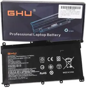 GHU HT03XL HTO3XL L11119-855 Battery for HP 14-CE 14-CF 14-CK 14-DH 15-CR 15-CS 15-CW 15-DA 15-DB 15-DW 15-DY 17-by 17-CA 11.55V 41.9Wh