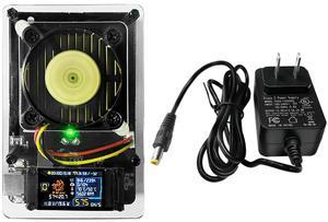 HELTEC AUTOMATION Ultra NMAxe Open-Source Bitcoin ASIC Miner, 500 GH/s, Fork from Bitaxe BCH XEC DGB Lottery BM1366 USB-PD Support & Raspberry Pi Compatibility