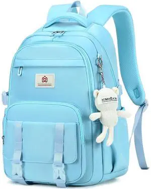 College Backpack Laptop Backpacks 15.6 Inch for Men Women Elementary Middle High School Book Bag For Teens Girls Boys Student Anti Theft Travel Daypack Large Bookbags-Blue