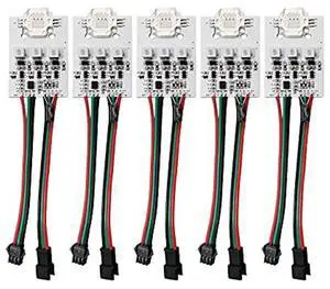 JIAANDA WS2811 high Power 3W/9W led Pixel Module DC12-24V Input RGB addressable Full Color high Power ModuleLED Pixel Point Light Source (9W-RGB, 5)