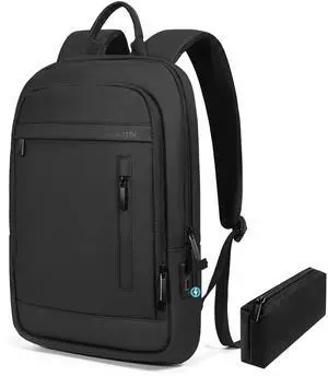 Business Backpack for Men Lightweight Commute Laptop Backpack Anti-Theft Water Resistant Backpack 15.6 Inch Computer Backpack for Daily Office Work with Small Bag