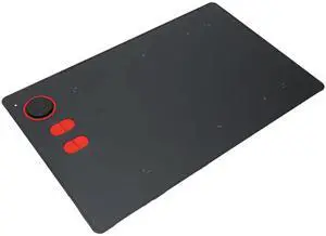 Graphics Drawing Tablet, 8192 Levels Pressure 233 RPS Report Rate Digital Art Tablet, with 4 Shortcut Keys, for Win for OS X Laptop for Android