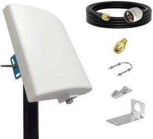 SignalPlus Long Range Outdoor Directional WiFi Antenna Dual Band 2.4GHz/ 5.8GHz for WiFi Router/WiFi Access Point/AP