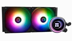 Thermalrlght Frozen Notte 240 Black ARGB V2 Water Cooling CPU Cooler,240 Black CPU Cooler Specifications, Double PWM Fans,S-FDB V2 Bearings,Suitable for Intel LGA 1700/1851/1151/1200/2011,AMD/AM4 AM5